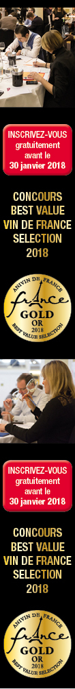 Concours BEST VALUE VIN DE FRANCE SELECTION 2018