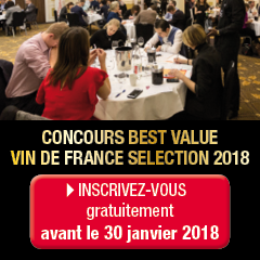 Concours BEST VALUE VIN DE FRANCE SELECTION 2018