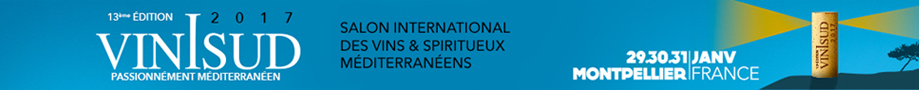 Vinisud 2017 - 29, 30, 31 janvier - Passionnément Méditerranéen