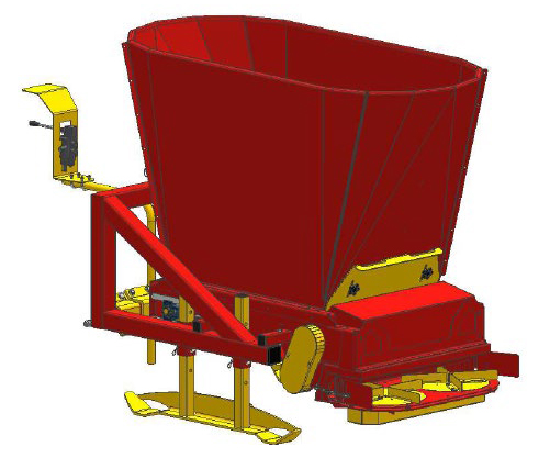 Épandeur version 3 points tracteur