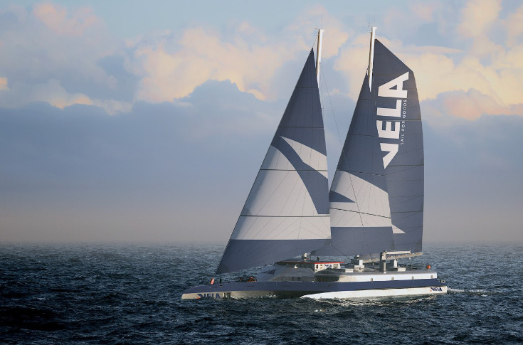 Ce trimaran-cargo veut livrer les vins et spiritueux français aux US en 15 jours