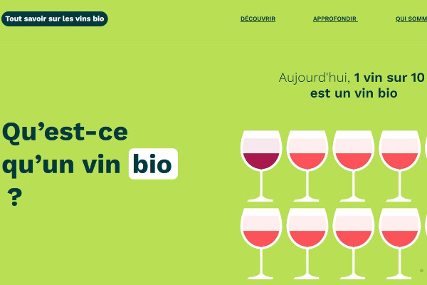 levinbio.fr, le site grand public d'information et de promotion des vins bios