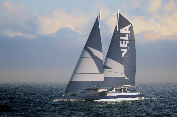 Ce trimaran-cargo veut livrer les vins et spiritueux français aux US en 15 jours