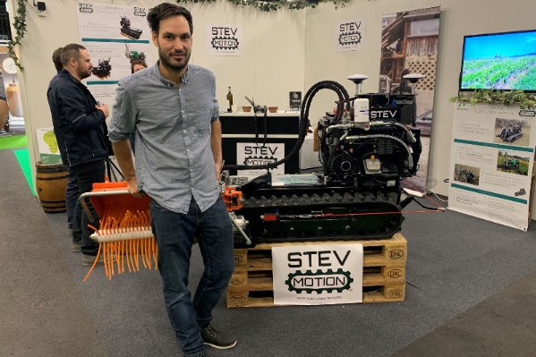 Le salon Agrovina se met aux robots viticoles et aux chenilles électriques