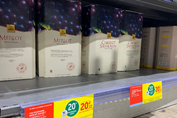 Les vins espagnols sortis des rayons par la grande distribution