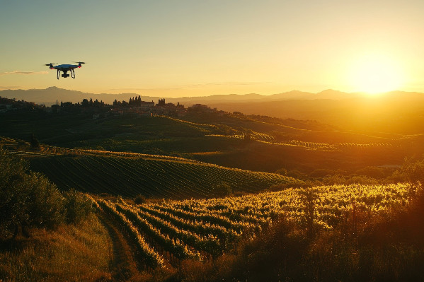 Le traitement par drone sur les vignes en pente votés par les députés