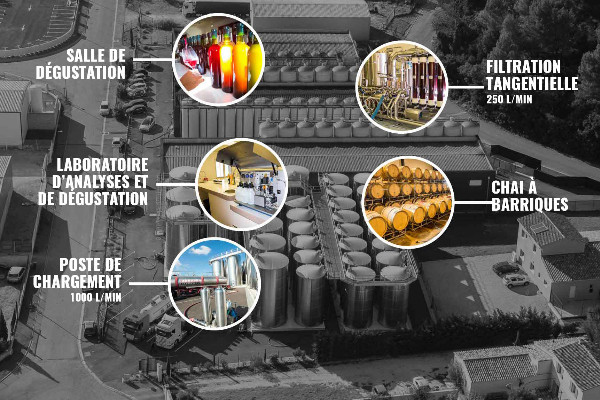 Vente en vrac du négoce de vins Anagram (ex-Raphaël Michel)