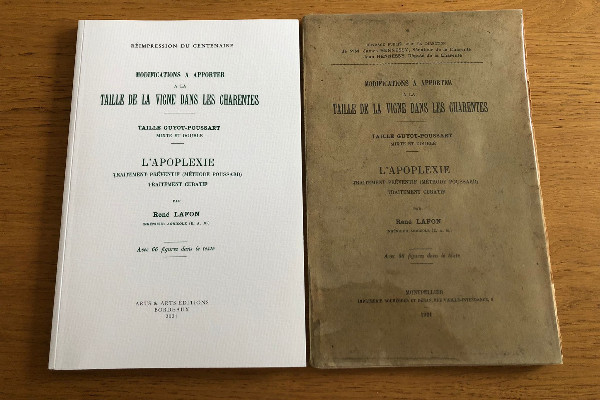 Réimpression de la bible de la taille de la vigne par René Lafon
