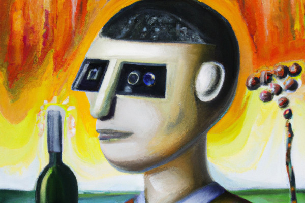 L’avenir des vins français peint par une intelligence artificielle