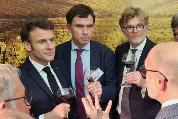 Emmanuel Macron prône 'la modération plutôt que l’éradication' du vin