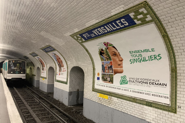 Métro, boulot, Bordeaux pour Wine Paris