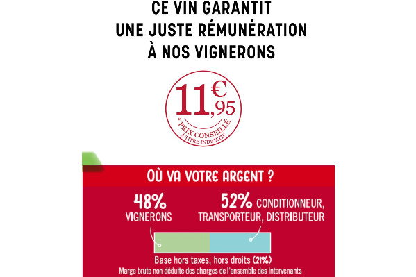 'Les consommateurs doivent se réhabituer au vrai prix du vin pour que le viticulteur derrière puisse vivre de son métier'