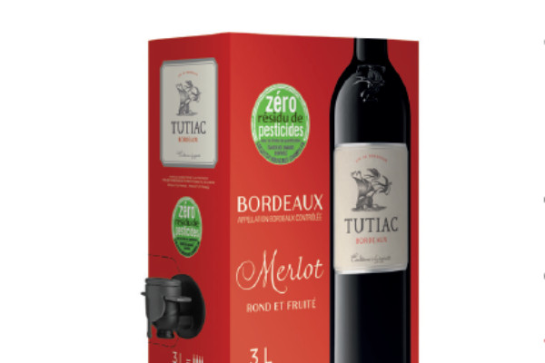 Tutiac commercialise le premier Bib de vin certifié Zéro Résidu de Pesticides