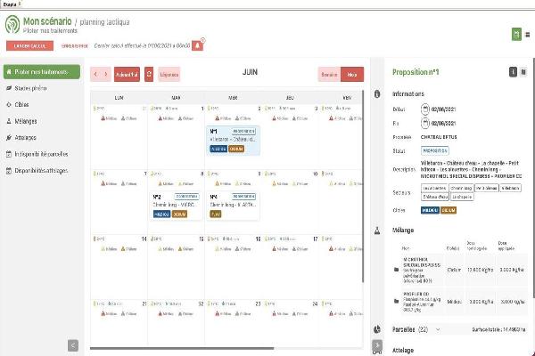 3 logiciels de traçabilité viticole indiquent quand renouveler les phytos