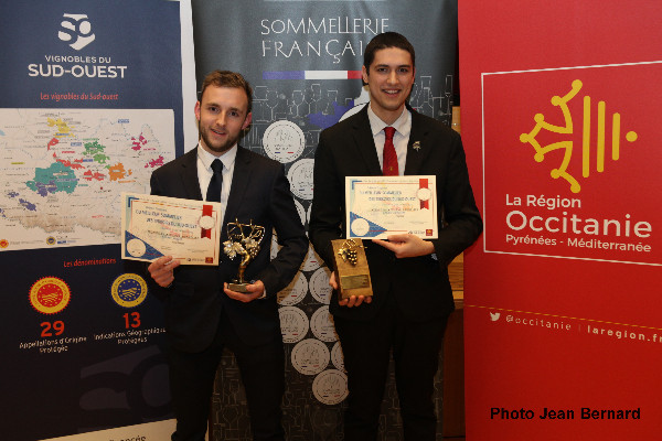 Hugo Fourt meilleur sommelier 2022 des terroirs du sud-ouest