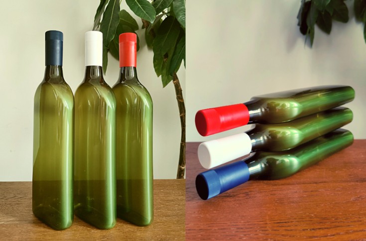 Vinventions mise sur les bouteilles de vin en plastique recyclé
