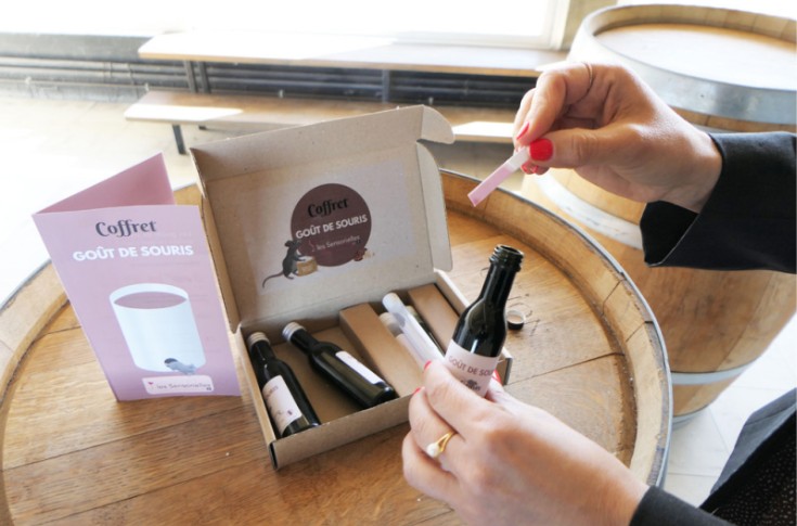 Un kit pédagogique dédié aux goûts de souris dans le vin