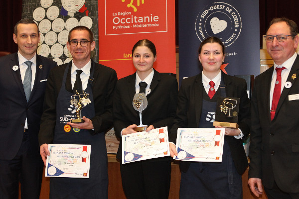 Bastien Filhol, meilleur sommelier des vins du Sud-Ouest 2023