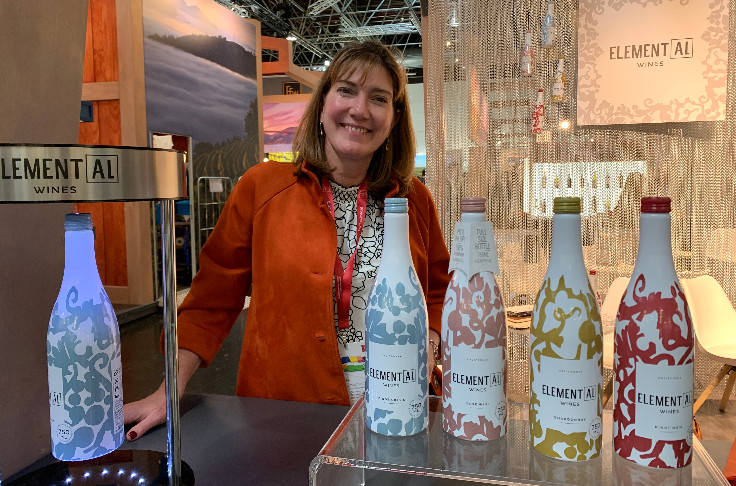 Première bouteille de vin en aluminium