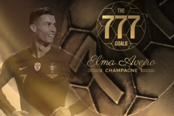 Cristiano Ronaldo reste à 777 buts et 200 bouteilles brut à 1 777 € le champagne