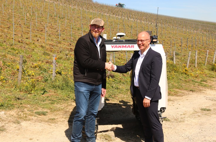 Moët & Chandon teste deux robots vignerons de pulvérisation