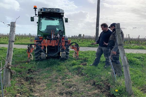  Les déboires de la mise en route des outils interceps dans les vignes