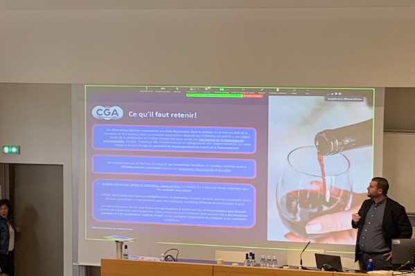 Quelle part de vin dans les consommations de boissons sans alcool ?