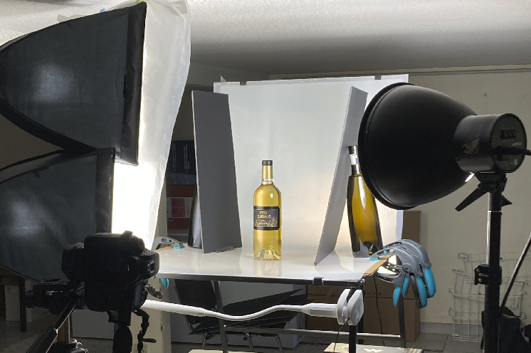 Des packshots de bouteilles de vin, de qualité et à prix canon