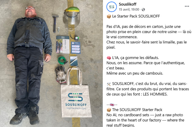 Quand IA ras-le-bol des starter-packs, il reste l’humain dans le cambouis