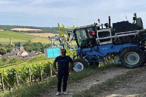 'J'ai posé le pulvé pendant un mois et demi', les UV-C permettent de réduire les traitements phytos dans les vignes