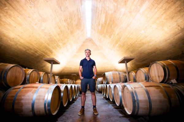 Etienne Besancenot préside le petit vignoble du Cru Boutenac