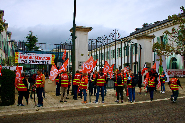 La CGT prêche les '7 péchés capitaux' à la Champagne