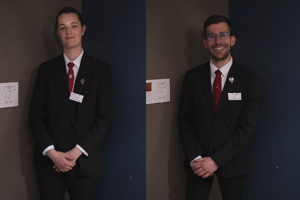 Julie Piqueras et Yohan Delobel meilleurs élèves sommeliers de France 2023