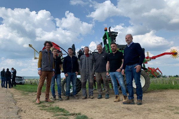 L’enrouleur dérouleur antigel Vinotex en essai et en vidéo dans les vignes