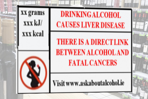 'Il y a un lien direct entre l'alcool et les cancers mortels' devront afficher les bouteilles de vin en Irlande