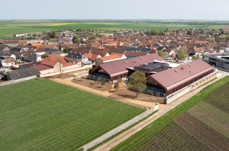 Krug dévoile un centre de vinification ergonomique et écologique
