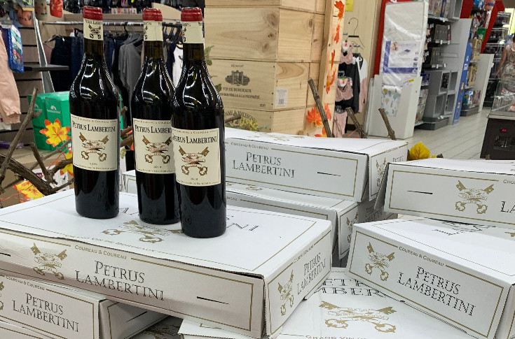 Petrus enterre les vins Petrus Lambertini