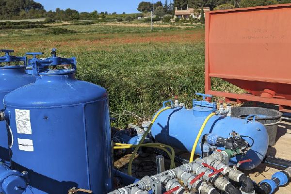 '10 jours pour 65 ha', la fertirrigation des vignes n'est pas une sinécure