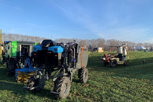 Premiers chiffres de performance des robots viticoles pour le désherbage