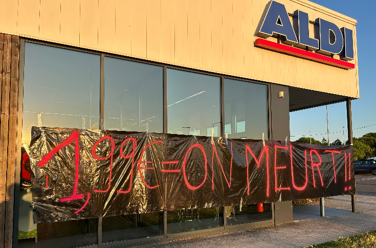 Actions contre les vins à 1,99 € d’Aldi causant 