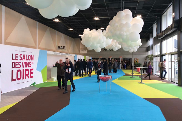 Une bannière pour tous les salons des vins d’Angers : Loire, Levée, Demeter…   