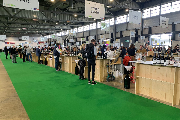 Stabilisation à 1 500 exposants vignerons du salon Millésime Bio en 2023