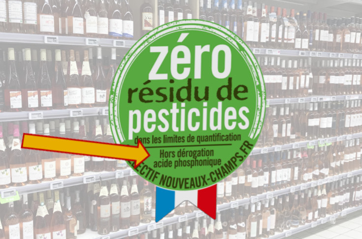 L’acide phosphonique s’affiche sur les vins Zéro Résidu de Pesticides