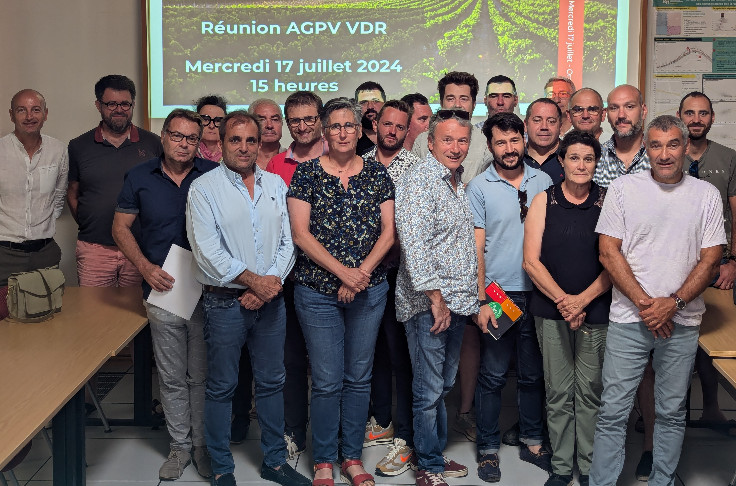 Viticulture unie pour être garde Côtes-du-Rhône