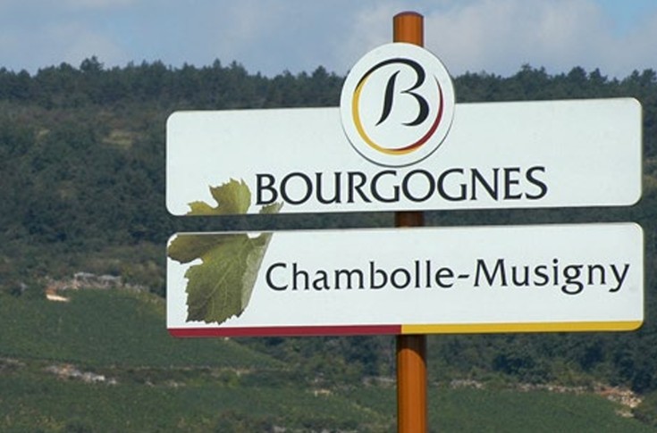 869 panneaux de signalisation des vins de Bourgogne aux enchères