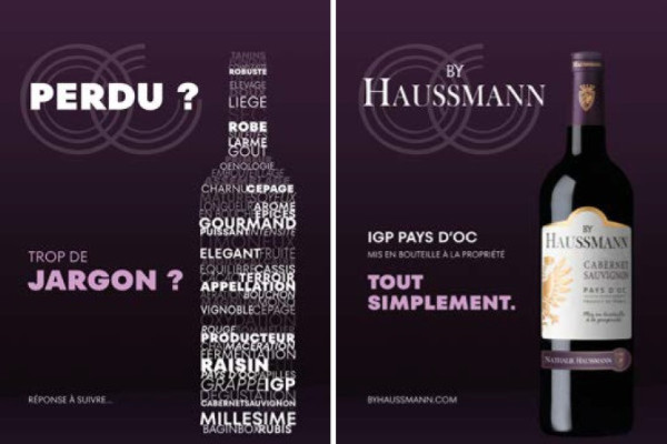 La campagne de Haussmann Famille veut sortir les vins de leur complexité