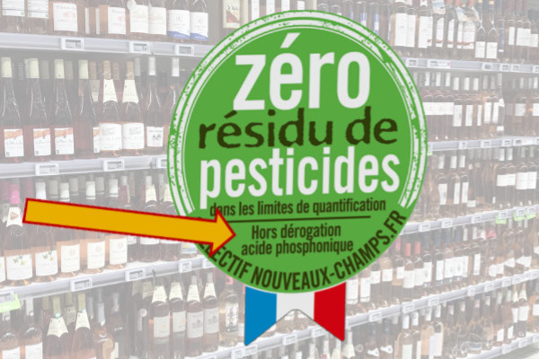 L’acide phosphonique s’affiche sur les vins Zéro Résidu de Pesticides