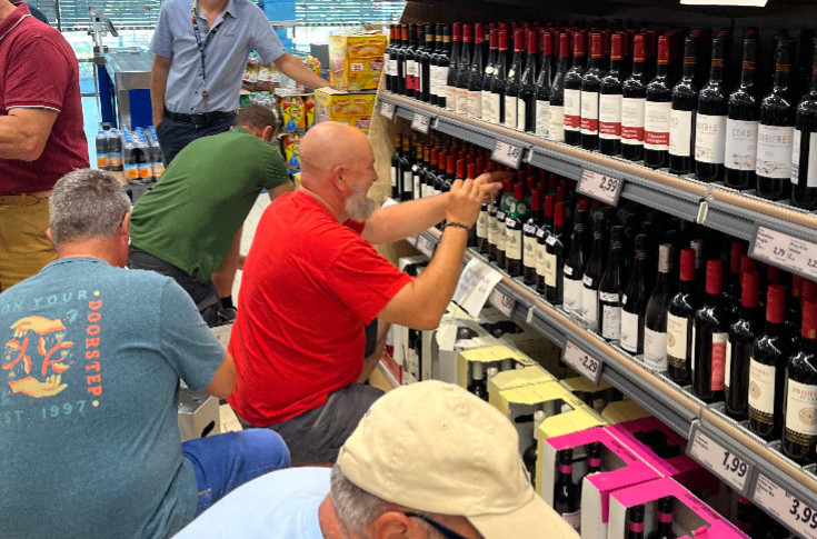 Colère vigneronne contre 5 Lidl : 