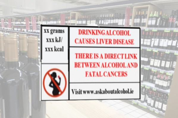 Pas d’avertissement sanitaire irlandais sur les bouteilles de vin, bière et spiritueux avant 2028