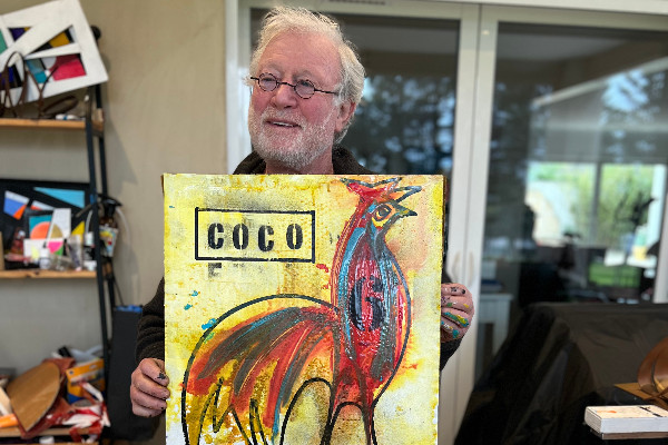 Les vins ’Fiers comme un coq’ du château de La Rivière et Jean-Pierre Rives